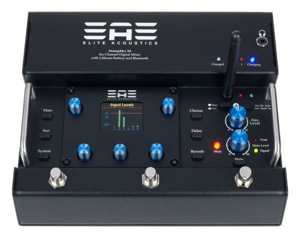 Elite Acoustics Stompmix X6 6-Kanal Digitalmixer